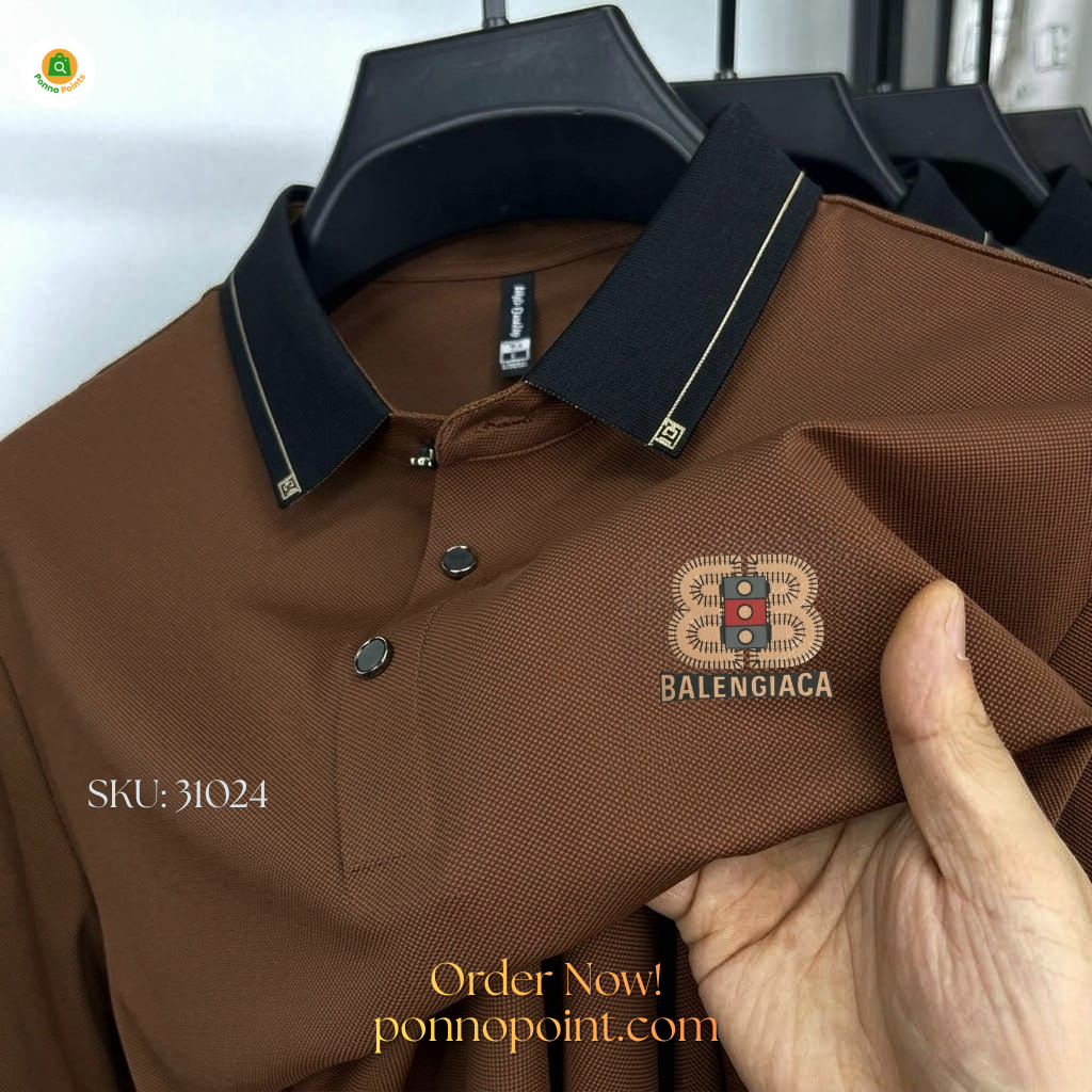 Premium Polo Shirt with China Sticker - Image 3